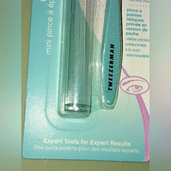 *SEALED* Tweezerman Slant Tweezers Full Size + Mini - Picture 5 of 11